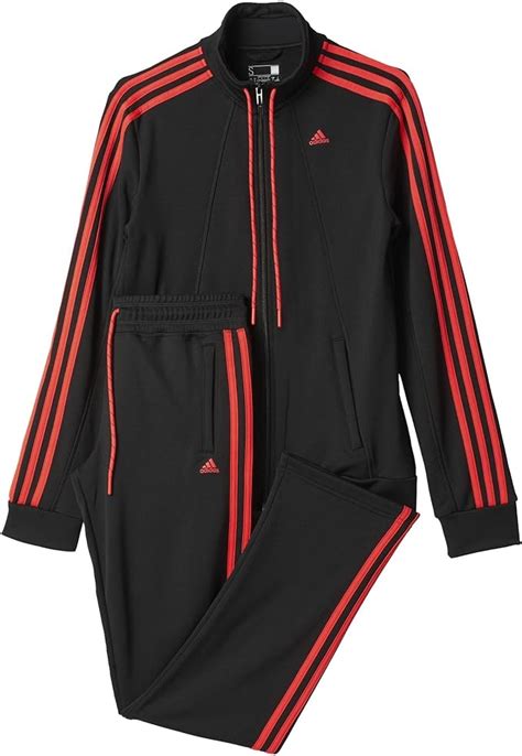 adidas trainingsanzug schwarz rot|Rote Trainingsanzüge .